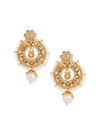 Traditional Chandbali indian New Sparkly Designer For Party And Functions Latest Earrings Collection 1806